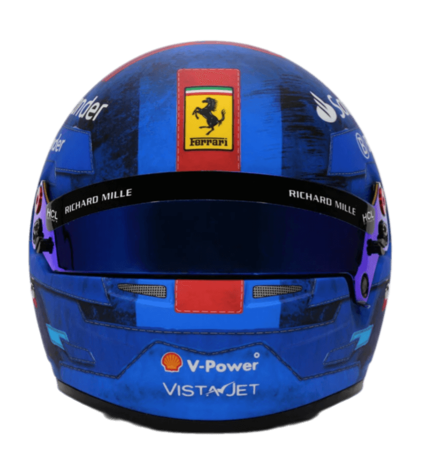 Carlos Sainz Miami 2024 Special Edition Helmet In 1:1 Scale