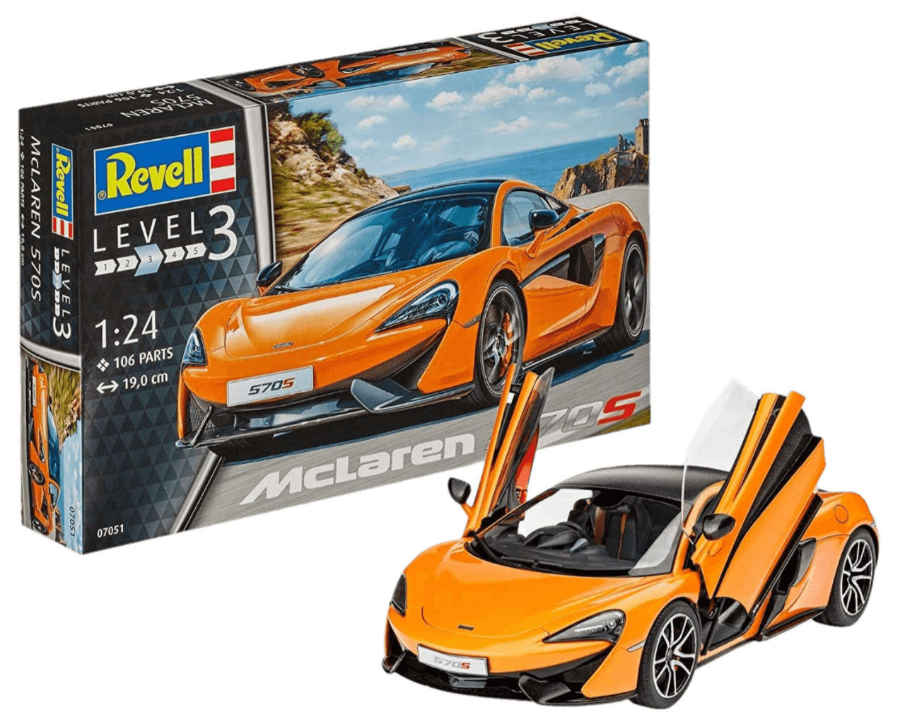 Revell McLaren 570S 1:24 Scale Model Kit 07051