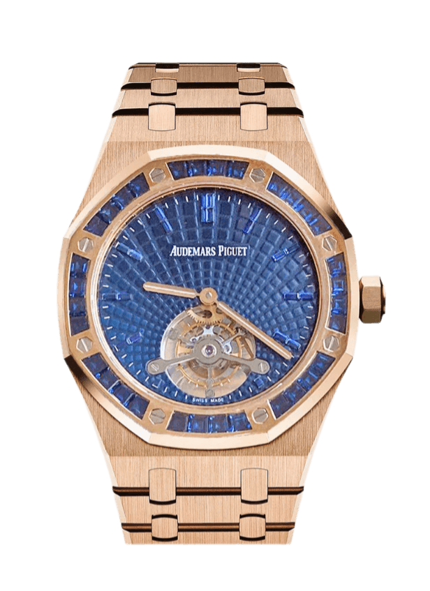Audemars Piguet Royal Oak Tourbillion Extra Thin Blue Dial - 41mm, Rose Gold (2023)