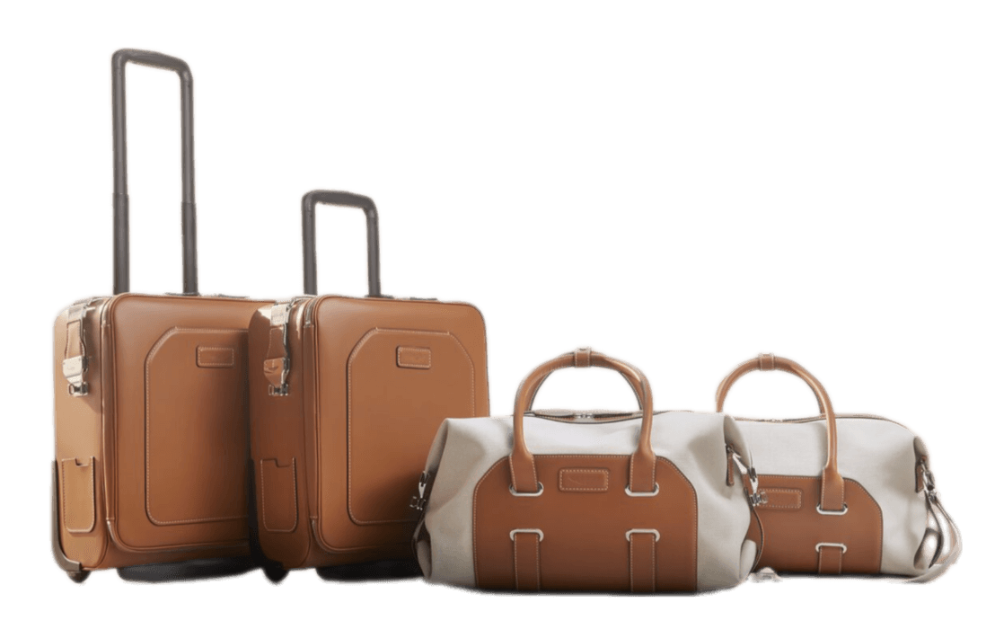 Aston Martin 4 Piece Kestrel Tan Luggage Set