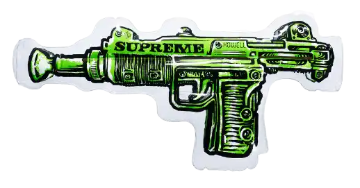 Supreme Sticker - Andy Howell Gun