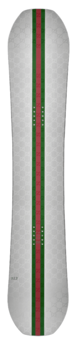 Gucci x HEAD Snowboard - Silver