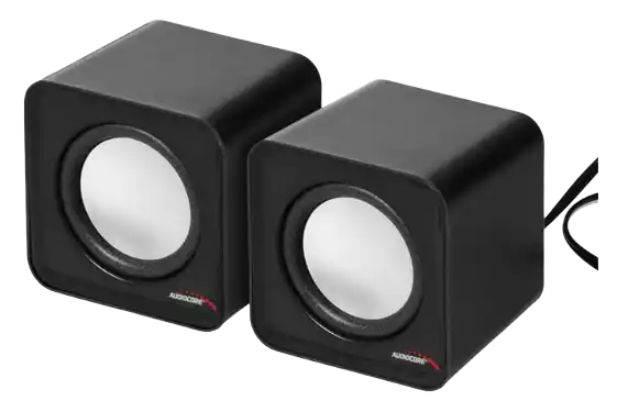 Audiocore AC870 6W USB Cube Portable Bookshelf Speakers