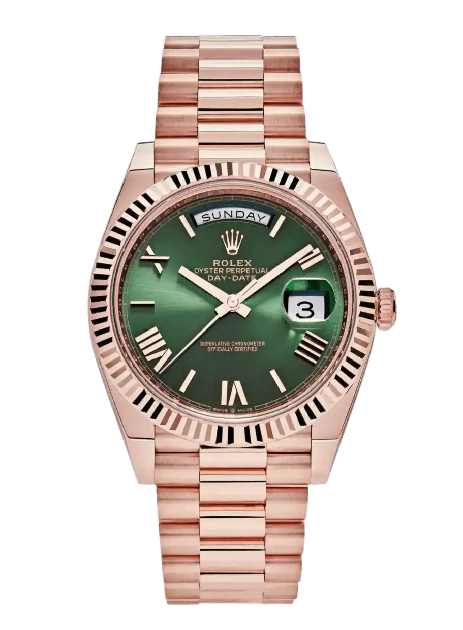 Rolex Day-Date Green Dial - 40mm, Rose Gold (2023)