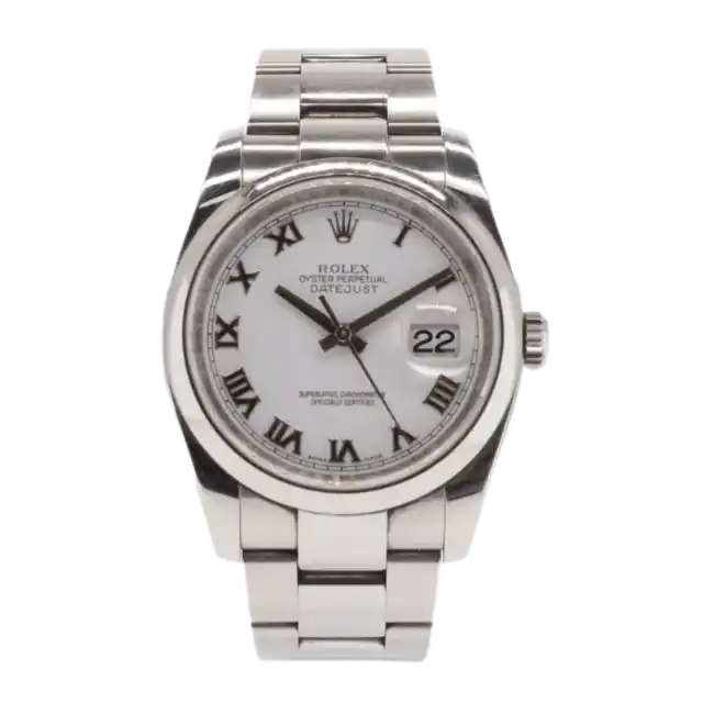 Rolex Datejust White Dial - 36mm, Steel (2007)