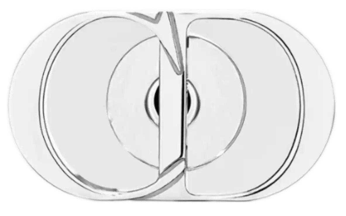 CD Icon Brooch - Silver
