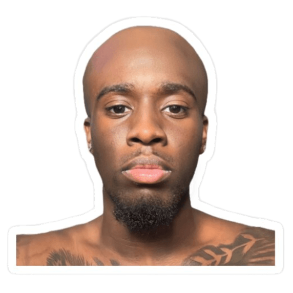 Bald Kai Cenat Sticker