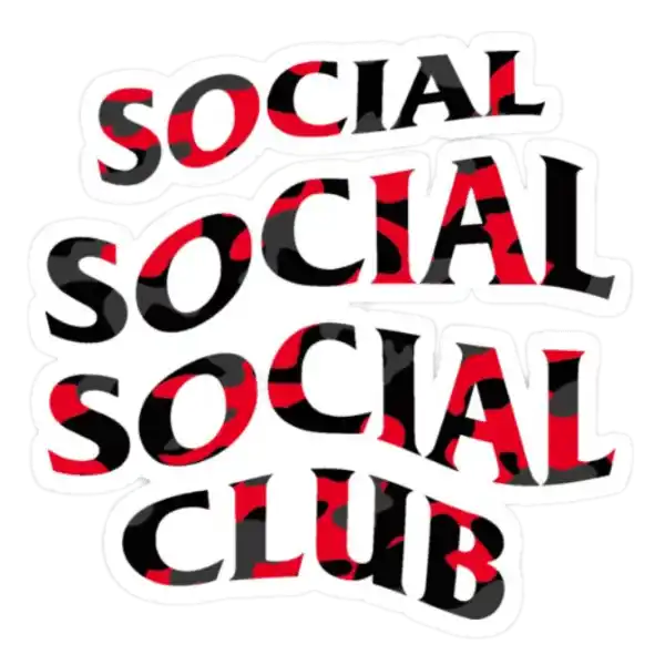 Social Social Social Club Sticker