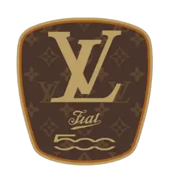Louis Vuitton x Fiat Sticker