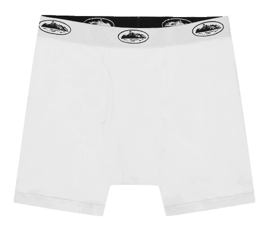 Corteiz White Alcatraz Boxer (3 Pack)