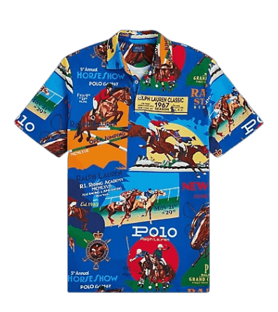 Polo Ralph Lauren Equestrian Mesh Polo Shirt