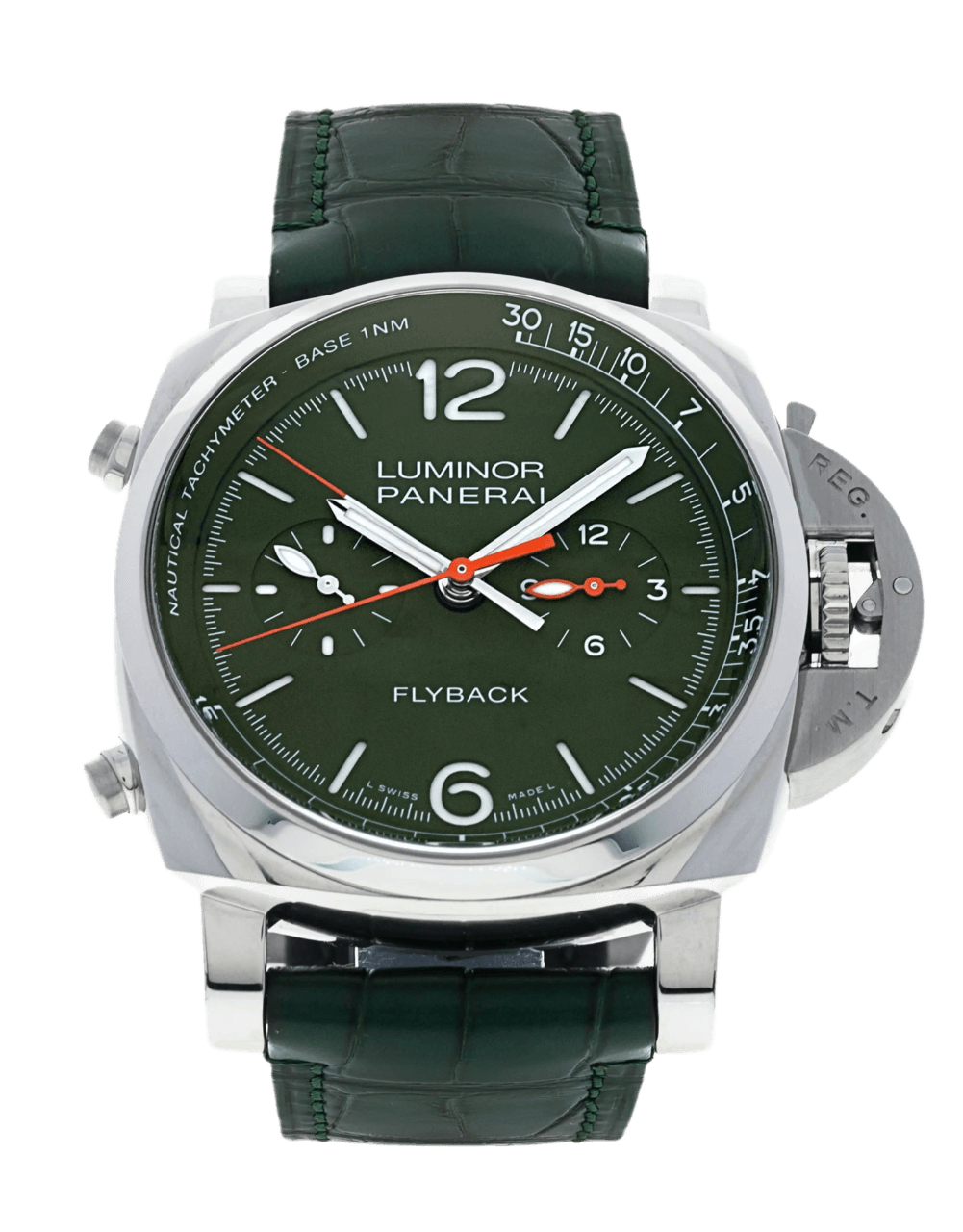 Panerai Luminor Chrono Green Dial - 44mm, Steel (2022)