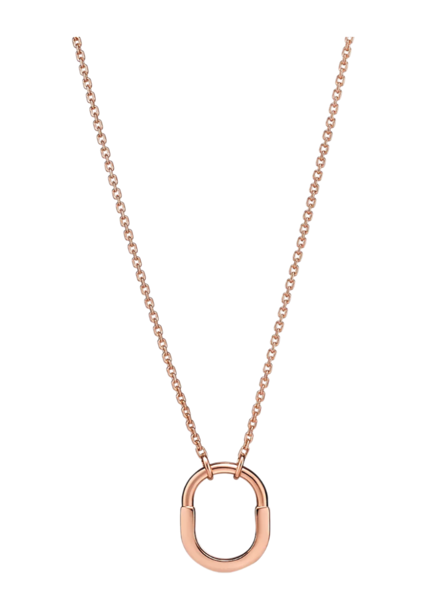 Tiffany Lock Small Pendant - Rose Gold