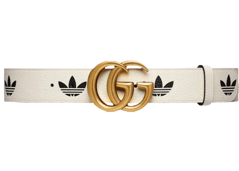 Gucci x adidas GG Marmont Belt - White/Black