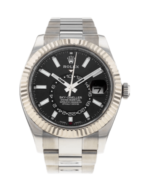Rolex Sky-Dweller Black Dial - 42mm, Steel and White Gold