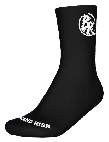 Brand Risk Black Socks