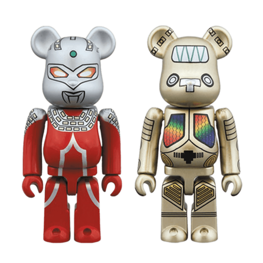 Bearbrick Ultra Seven & King Joe 100% (set of 2) - Multi