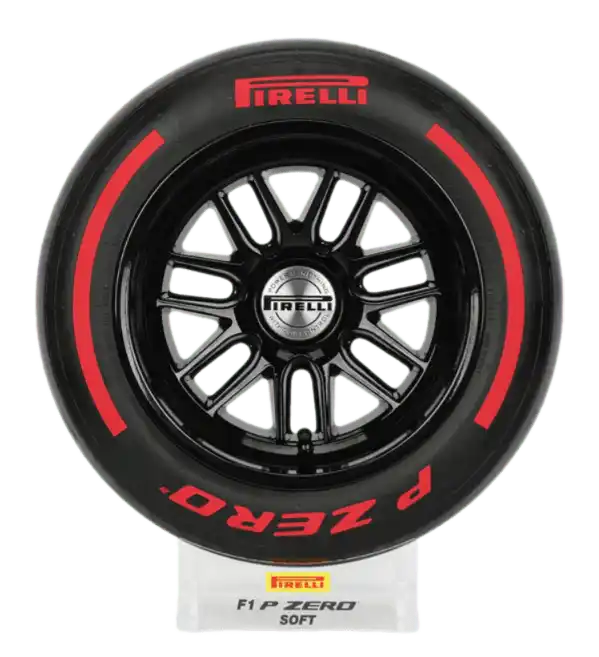 Pirelli Wind Tunnel Tyre - Red Soft Compound