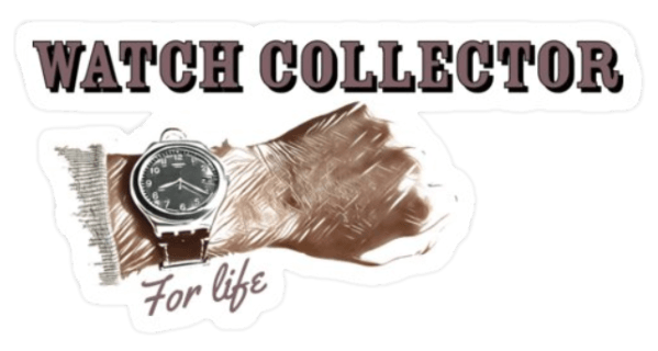 Watch Collector Sticker