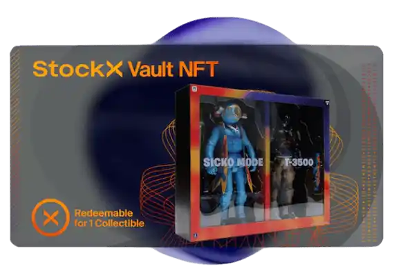 StockX Vault NFT Travis Scott Cactus Jack Fortnite 12" Action Figure Duo Set
