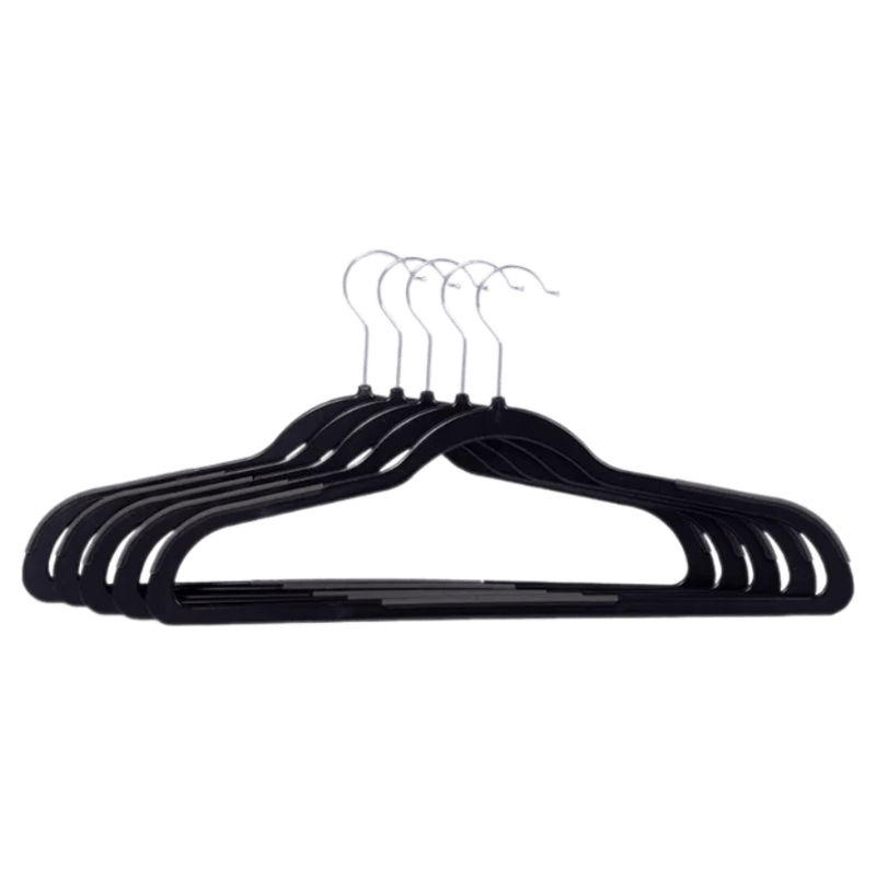 Black Plastic Hanger x3