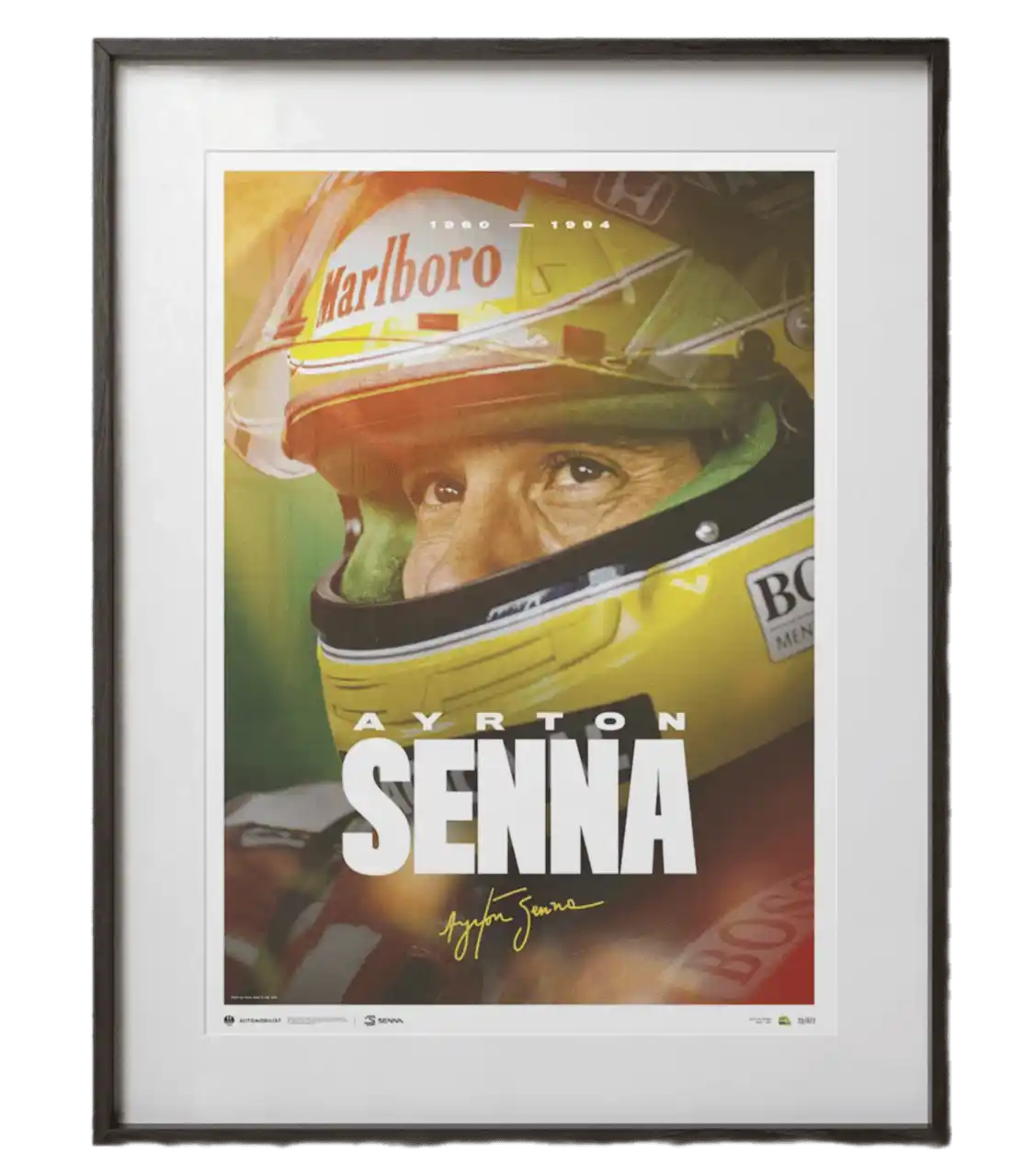 Ayrton Senna - Designed to Win - 2023 Poster