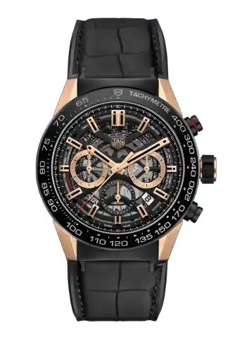 Tag Heuer Carrera Chronograph - 45mm, Steel and Gold