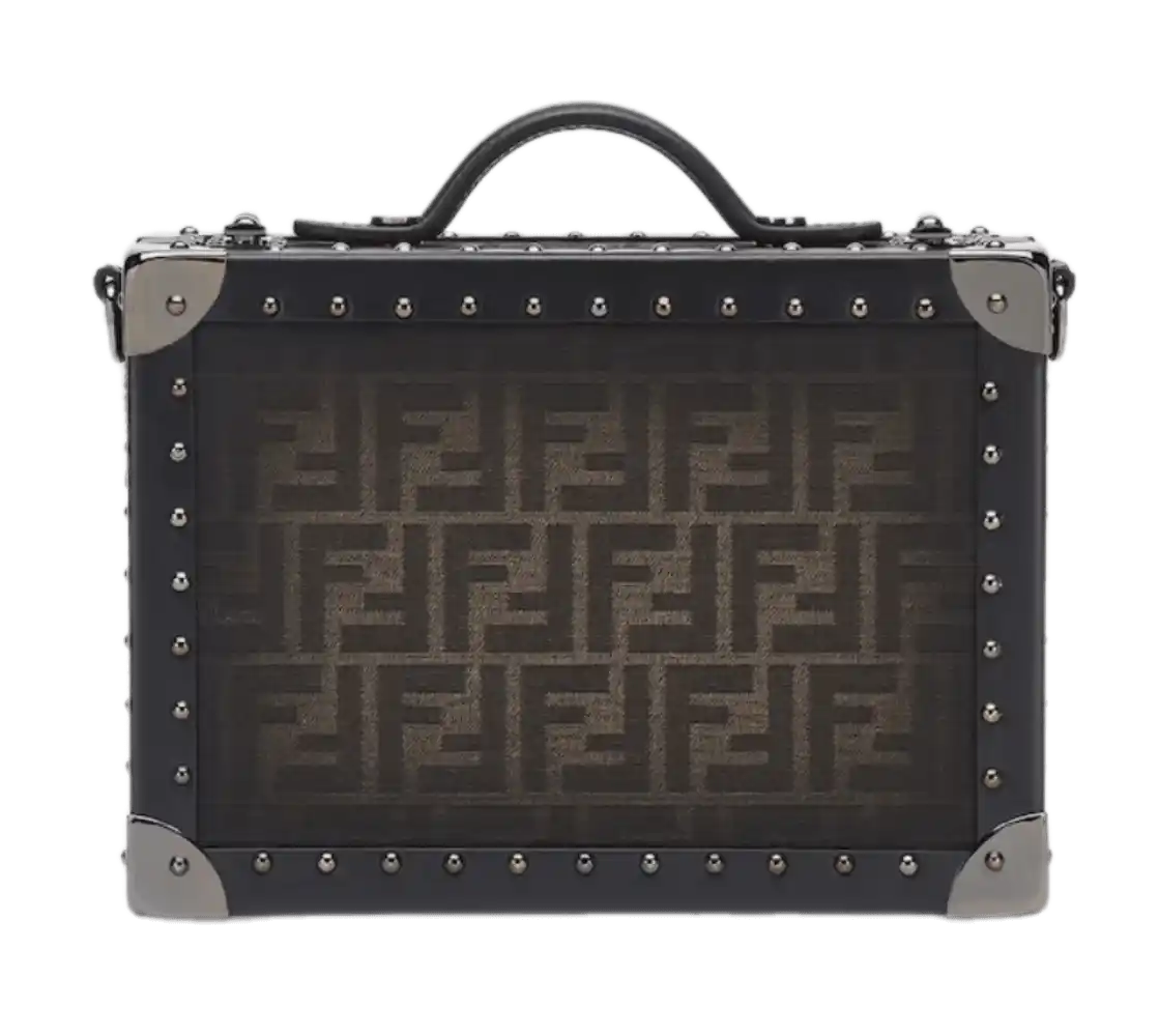 Fendi Timeless FF Eclissi Trunk Small - Brown