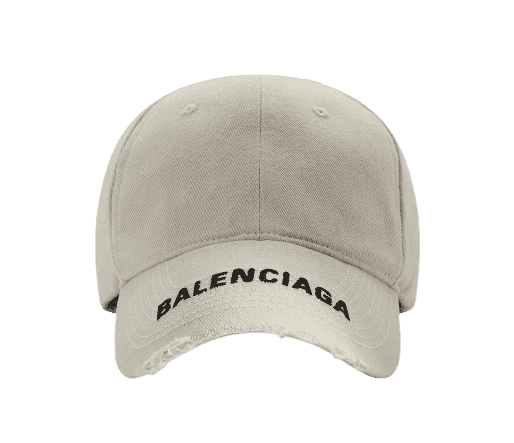 Balenciaga Logo Visor Cap (Men) - White