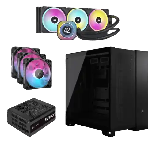 Corsair 6500D Airflow Black All-in-One Bundle