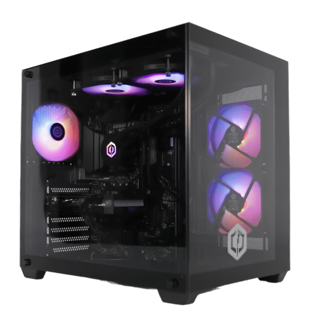 CyberPowerPC Luxe Gaming PC - Intel Core i9-12900KF, Nvidia RTX 4070 Super 12GB, 32GB RAM, 1TB NVMe SSD, Wi-Fi, Liquid Cooling, Ark RGB