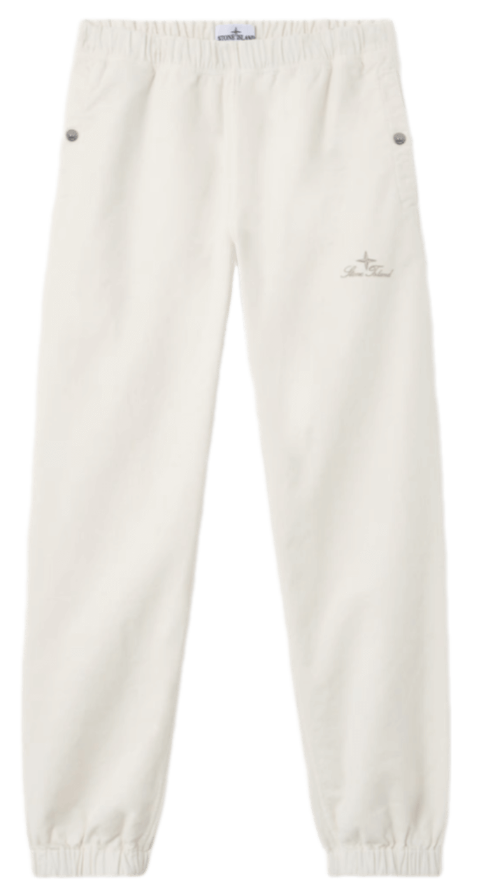 Stone Island Stretch Cotton Sweatpants - Ivory