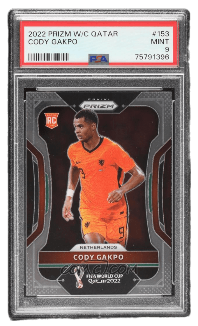 2022 Panini Prizm World Cup Qatar - #153 - Cody Gakpo PSA 9 MINT
