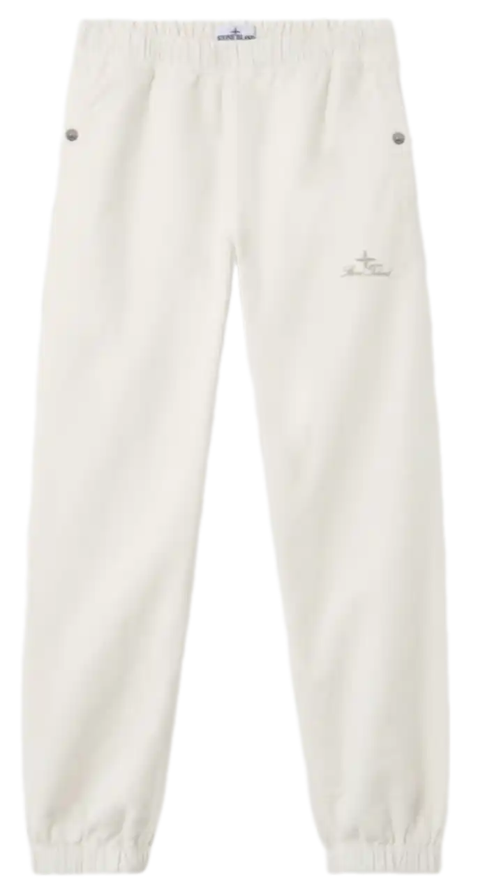 Stone Island Stretch Cotton Sweatpants - Ivory