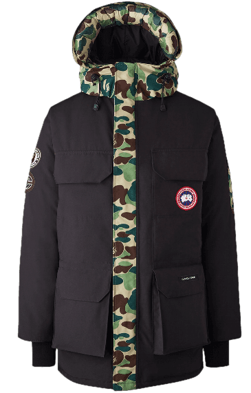 BAPE x Canada Goose x Concepts Expedition Jacket - Black/ABC Camo