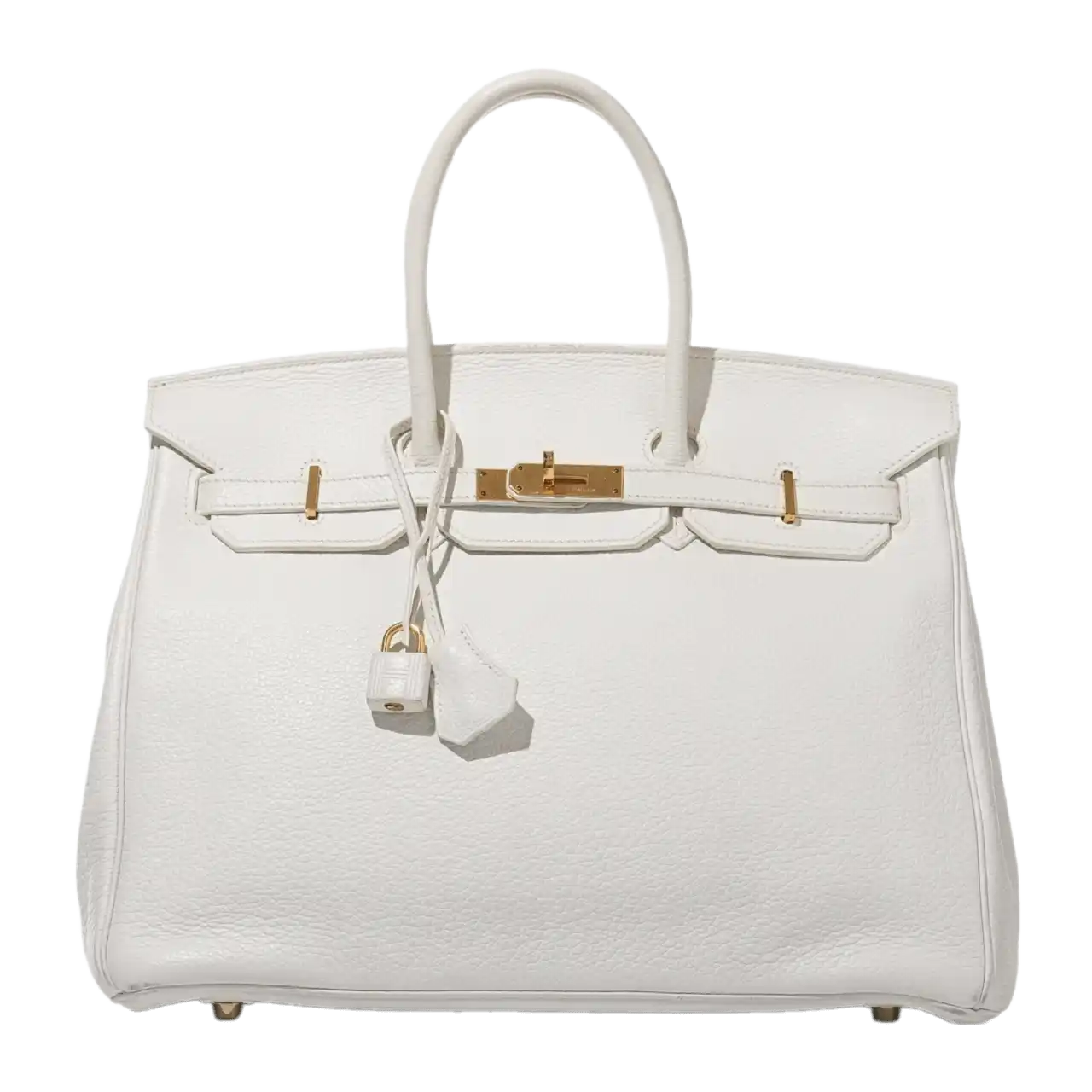 Hermès White Togo Birkin 35 Gold Hardware, 2009