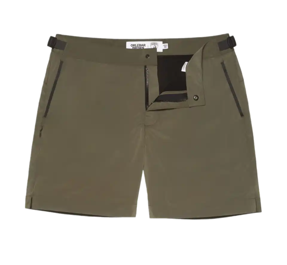 Mid-Length Swim Shorts Orlebar Brown X Automobili Lamborghini - Khaki