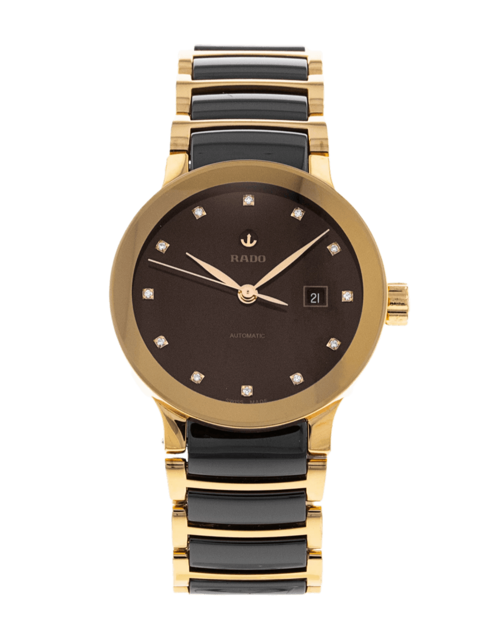 Rado Centrix Brown Diamond Dial - 28mm, Ceramic (2022)