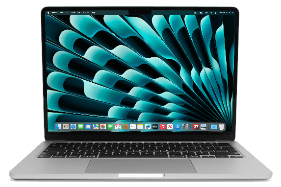 MacBook Air 13-inch Silver - 10-core CPU, 10-core GPU, 16GB RAM, 512TB SSD Storage