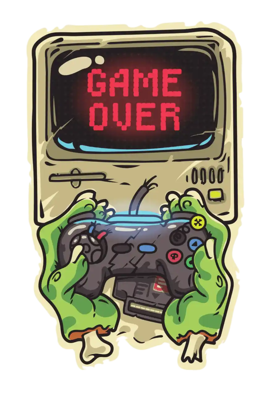 Game Over Sticker