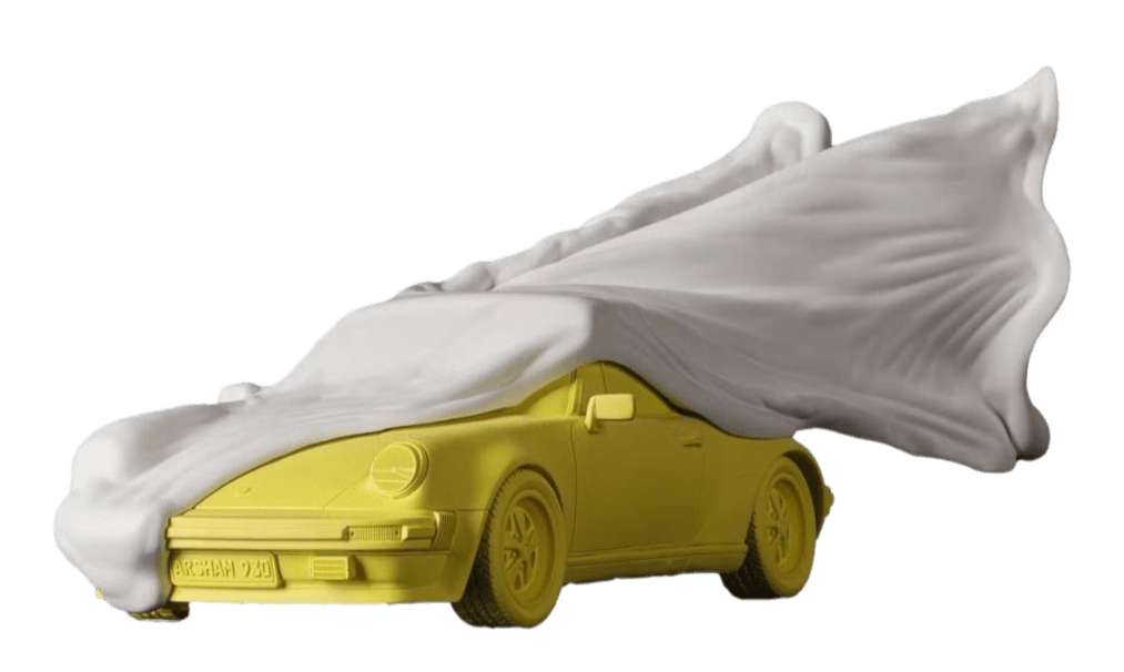 Daniel Arsham Veiled Porsche Figure (Edition of 500) - Yellow
