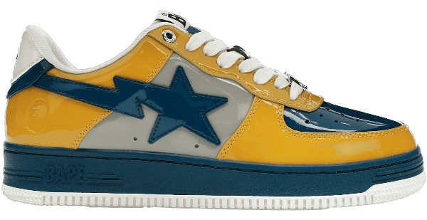 A Bathing Ape Bape Sta - Nostalgic Blue Yellow