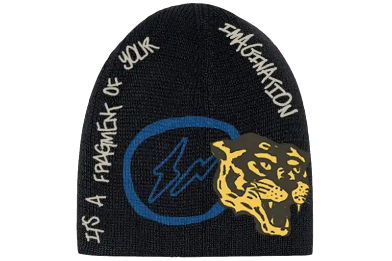 Travis Scott Cactus Jack For Fragment Imagination Beanie - Black