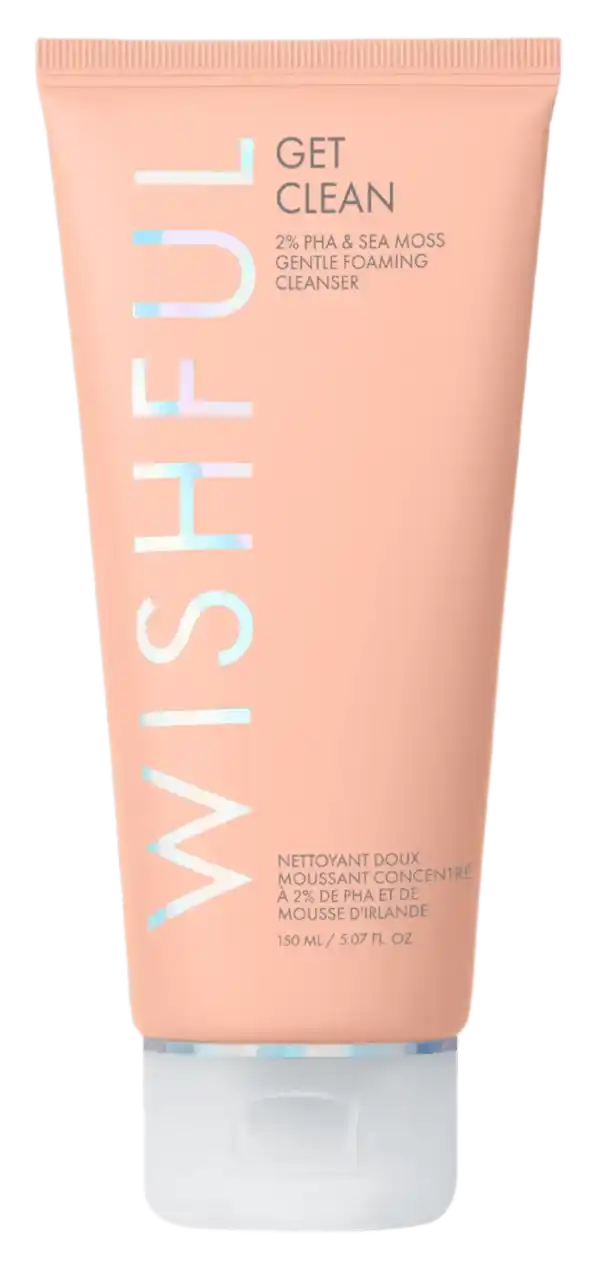 Huda Beauty Get Clean 2% PHA & Sea Moss Gentle Foaming Cleanser