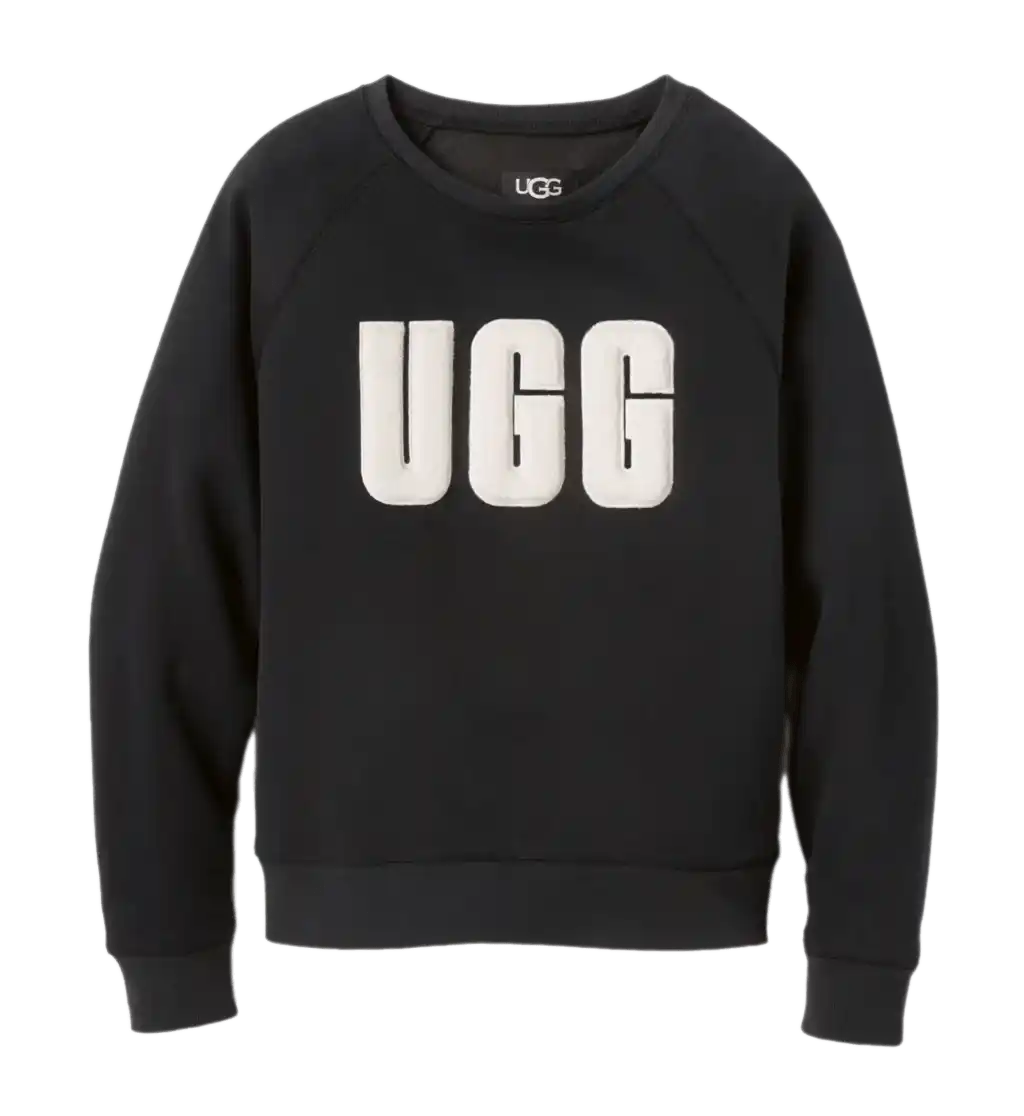 UGG Women's Madeline Fuzzy Logo Crewneck