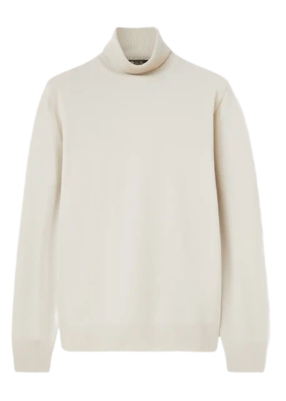 Loro Piana Baby Cashmere Turtleneck - Ice Gray