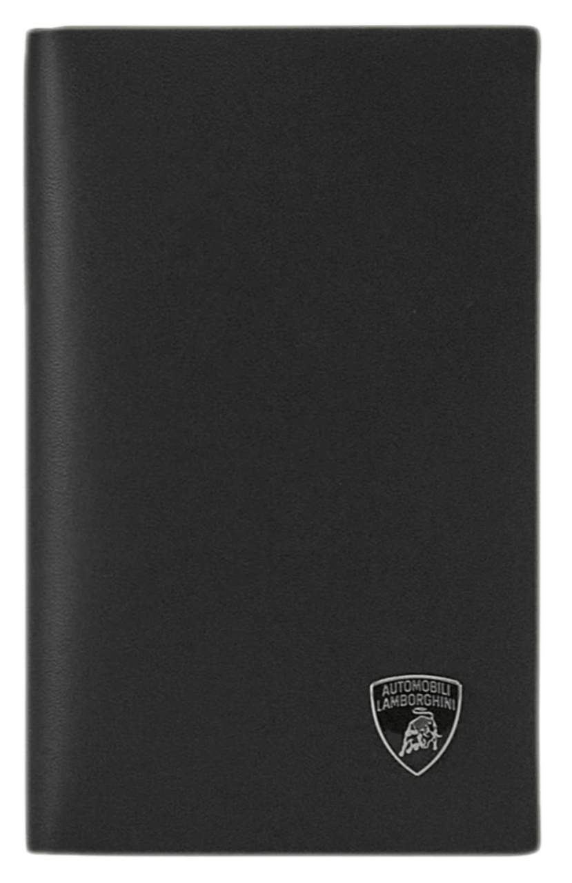 Lamborghini Leather Card Holder - Black