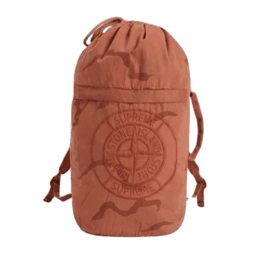 Supreme Stone Island Camo Backpack - Coral Camo