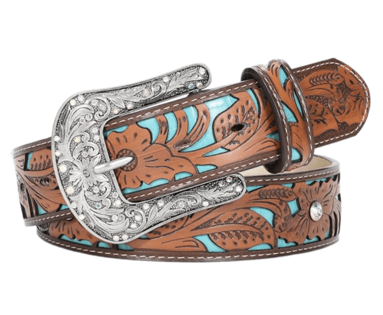 Vintage Leather Western Belt