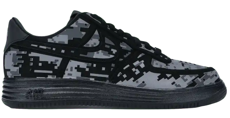 Nike Lunar Force 1 Low - Digi Camo Black
